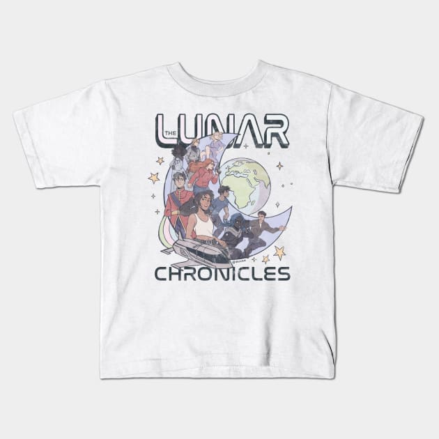 The Lunar Chronicles - Rampion Crew Kids T-Shirt by vvivaa